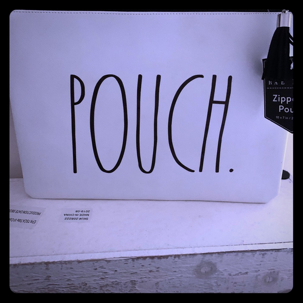 RAE DUNN POUCH ZIPPER BAG